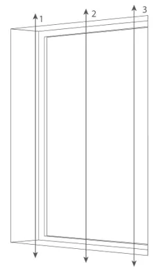 Lyra Vapour Rigid Vertical Blind | Post my Blinds Ltd measuring guide P4?>