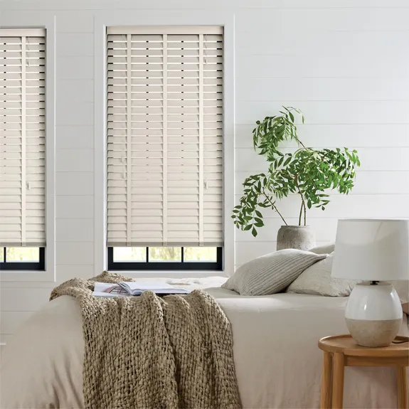 Harlee LFT 50mm FW Tape Real Wood Blind