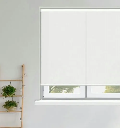 Bold White Roller Blind