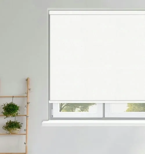 Emery White Roller Blind