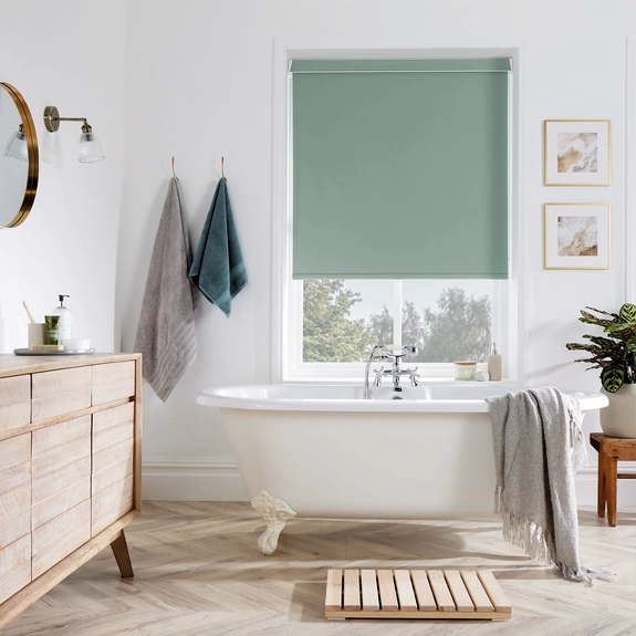 Ex-Lite Green Blackout Roller Blind