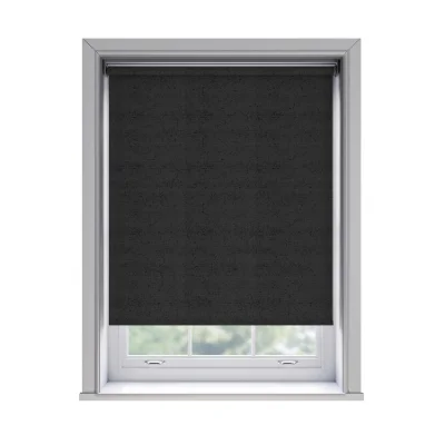 Isle Black Roller Blind