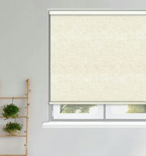 Lupine Whistler White Roller Blind