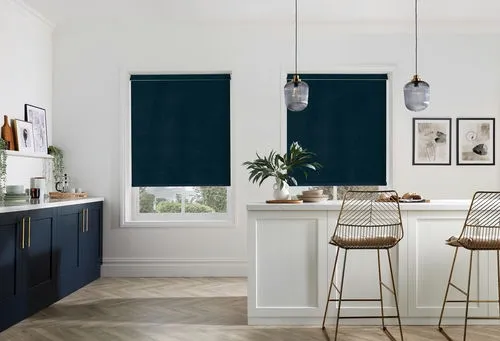 Windsor Blackout Navy Roller Blind