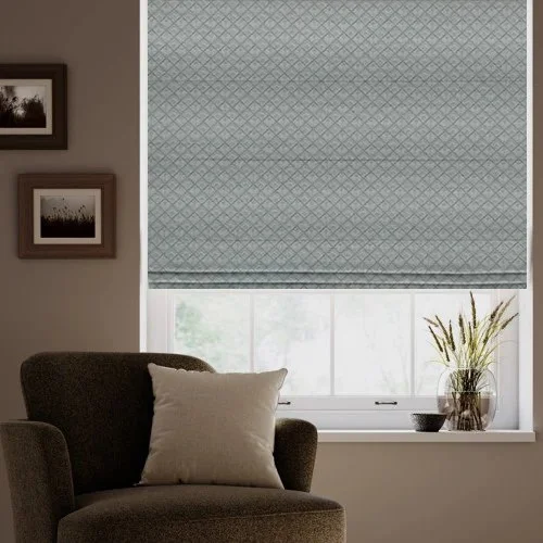 Alisa Teal Roman Blind