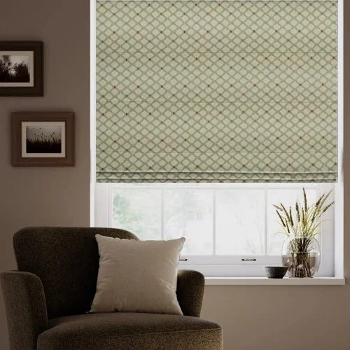 Anwen Burnt Orange Roman Blind