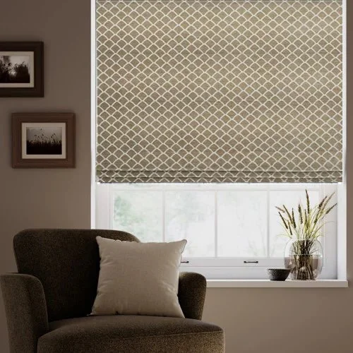 Blendon Putty Roman Blind