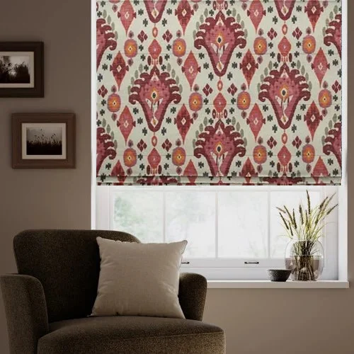 Bluebell Begonia Roman Blind