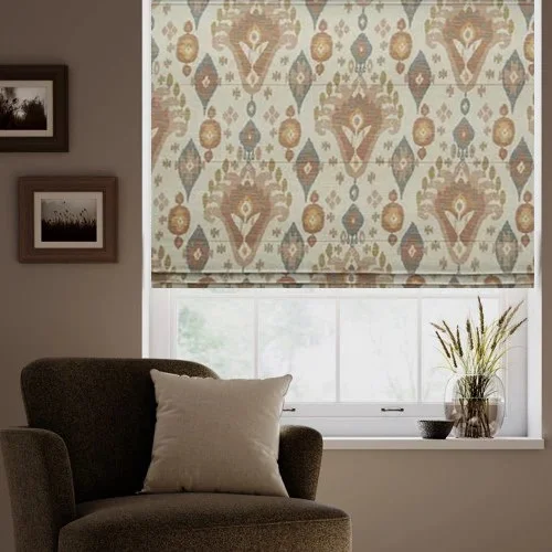 Bluebell Shell Roman Blind