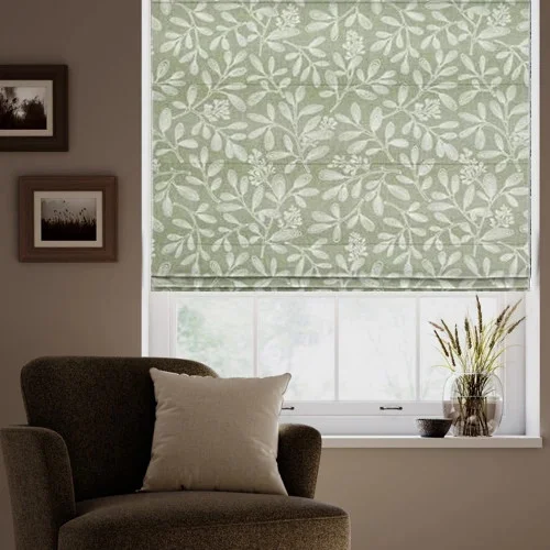 Catherine Forest Roman Blind