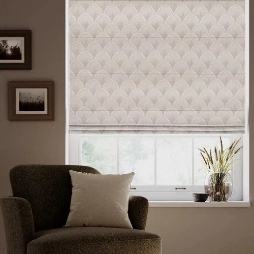 Coral Stone Roman Blind