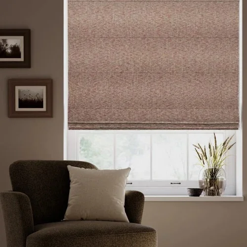 Cressida Flame Roman Blind