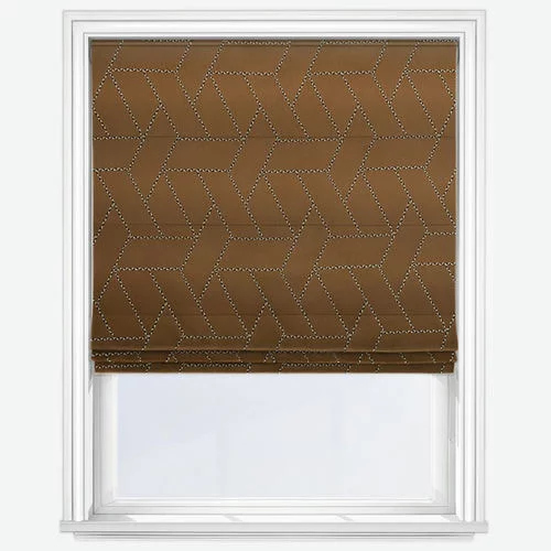 Emilie Cognac Roman Blind