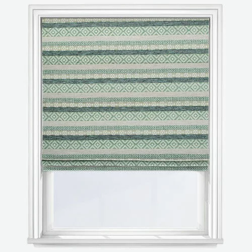 Foliage Spruce Roman Blind
