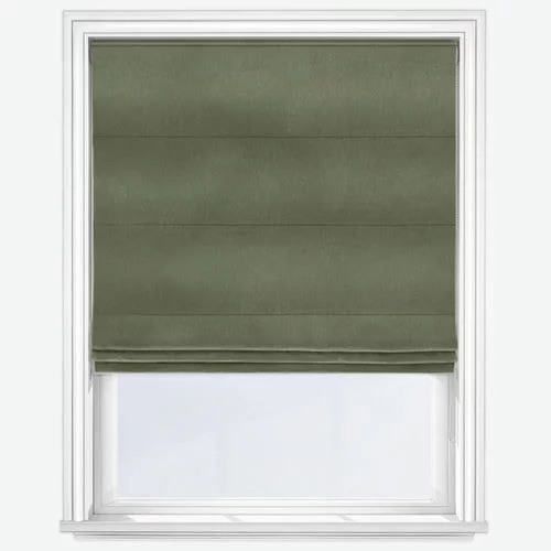 Freesia Olive Roman Blind