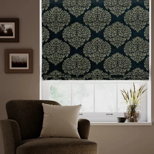Ilana Indigo Roman Blind