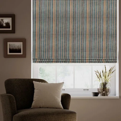 Jeanne Teal Roman Blind