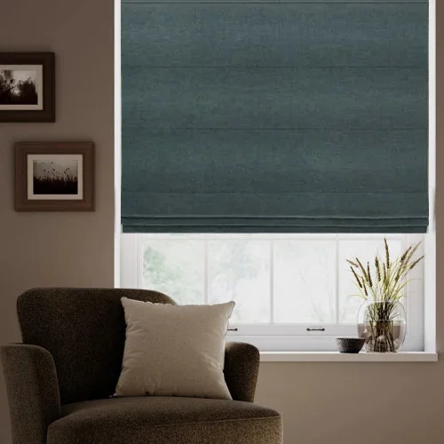 Jemima Azure Roman Blind
