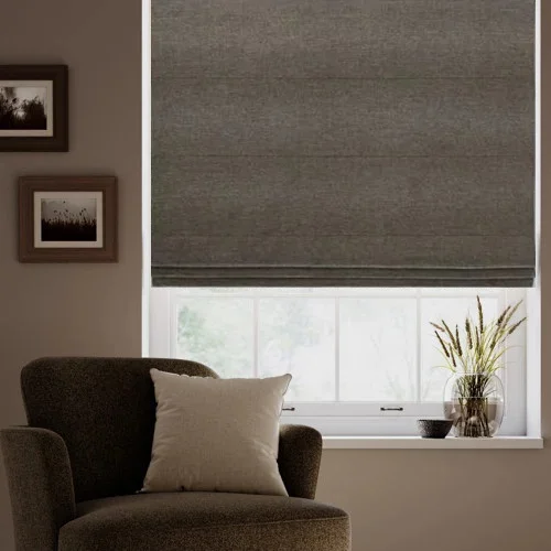Jemima Mushroom Roman Blind