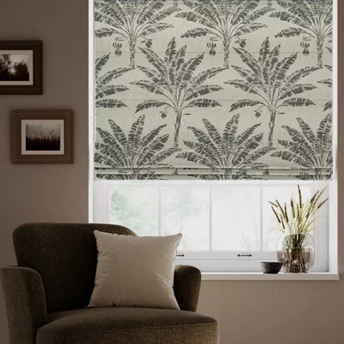 Kayla Pewter Roman Blind