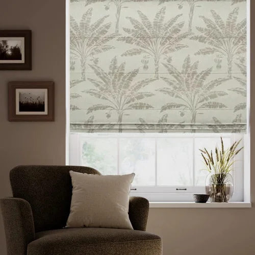 Kayla Putty Roman Blind
