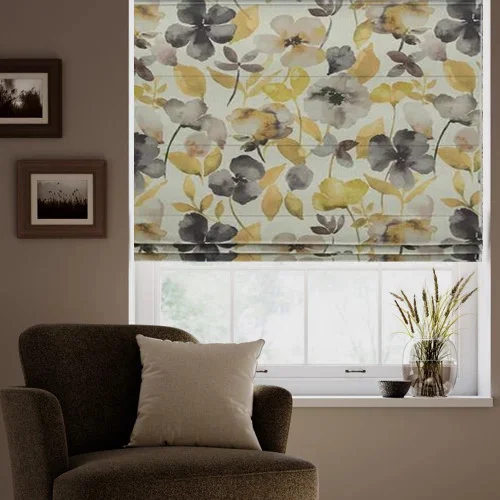 Kimberlee Ochre Roman Blind