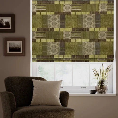 Lainey Olive Roman Blind
