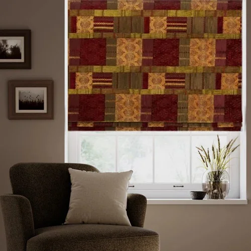 Lainey Plum Roman Blind