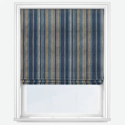 Marnie Indigo Roman Blind