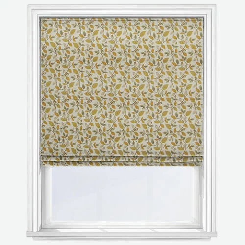 Mosaic Ochre Roman Blind