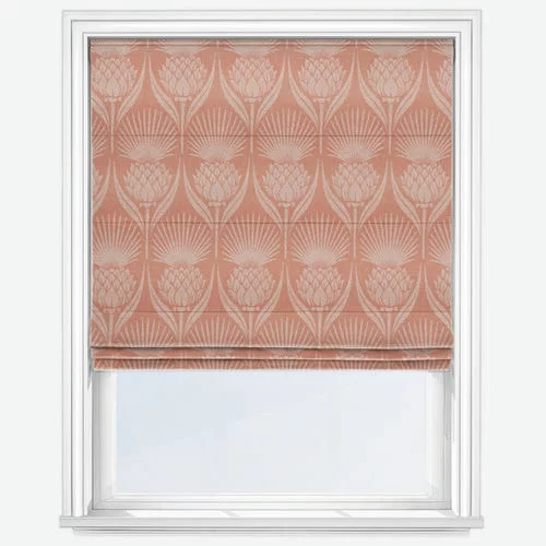 Ragnor Coral Roman Blind