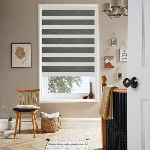 Rhododendron White Roller Blind | Post my Blinds Ltd