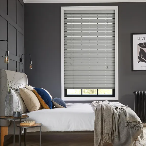 Genevieve Ochre Roman Blind | Post my Blinds Ltd