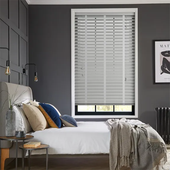 Iliana Jet Roman Blind | Post my Blinds Ltd