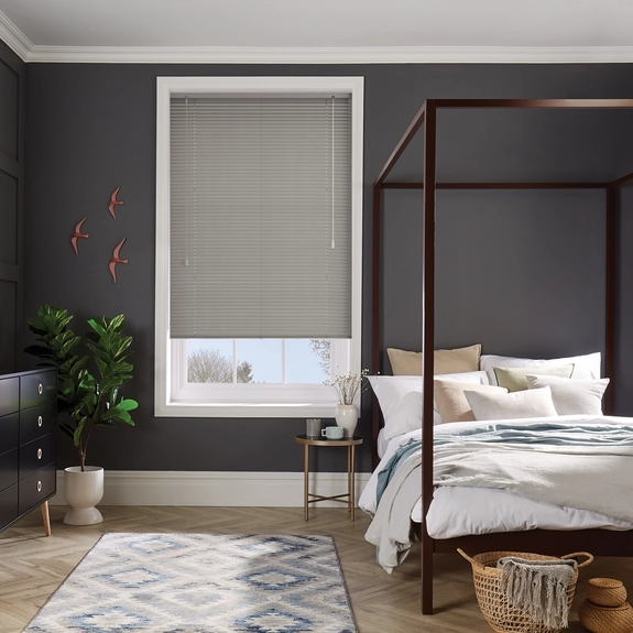 Anastasia Smoke Roller Blind | Post my Blinds Ltd