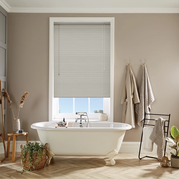 Crystal Denim Roller Blind | Post my Blinds Ltd