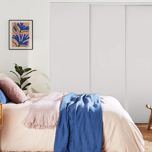 Scotia Champagne Pleated Blind | Post my Blinds Ltd