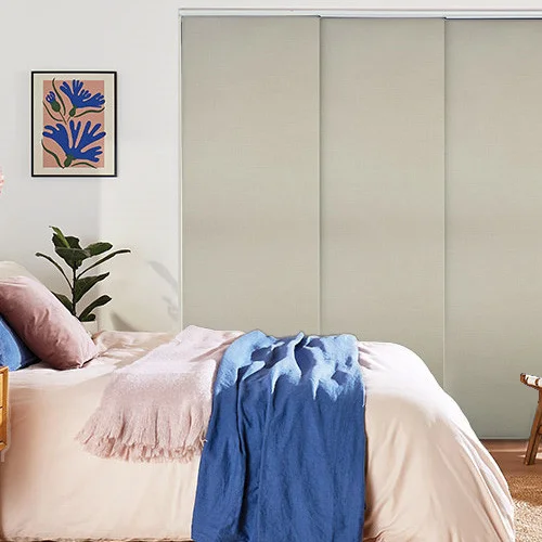 Scotia Champagne Pleated Blind | Post my Blinds Ltd