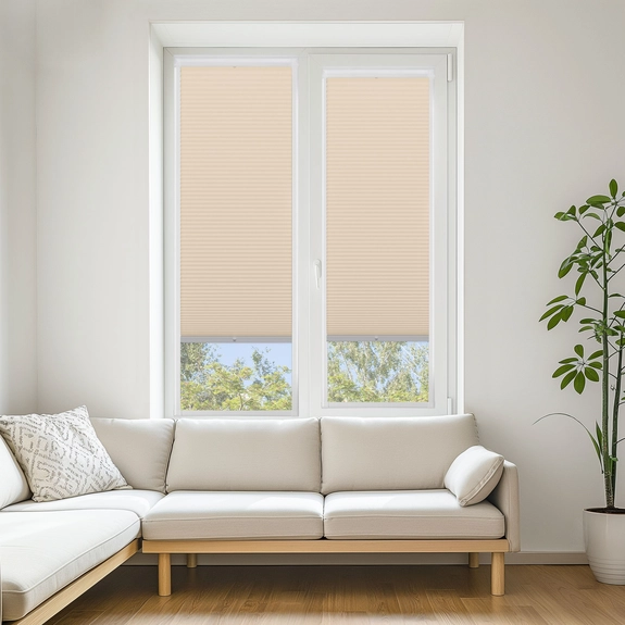 Elowen White Roller Blind | Post my Blinds Ltd