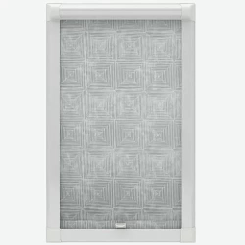 Clover Whistler White Roman Blind | Post my Blinds Ltd