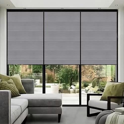 Ilene Slate Roman Blind | Post my Blinds Ltd