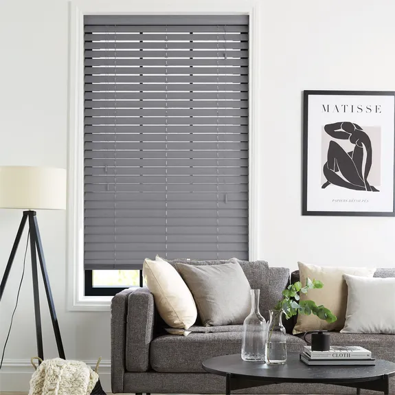 Expressions Autumn Gold Real Wood Blind | Post my Blinds Ltd