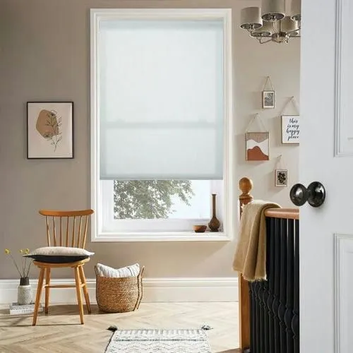 Crystal Denim Roller Blind | Post my Blinds Ltd