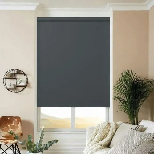Medea White Roller Blind | Post my Blinds Ltd