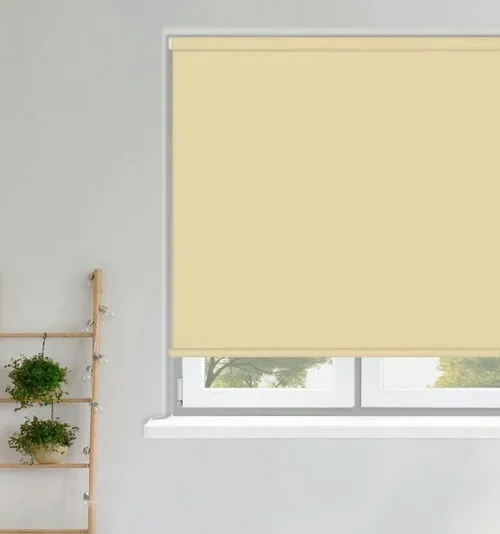 Elowen White Roller Blind | Post my Blinds Ltd