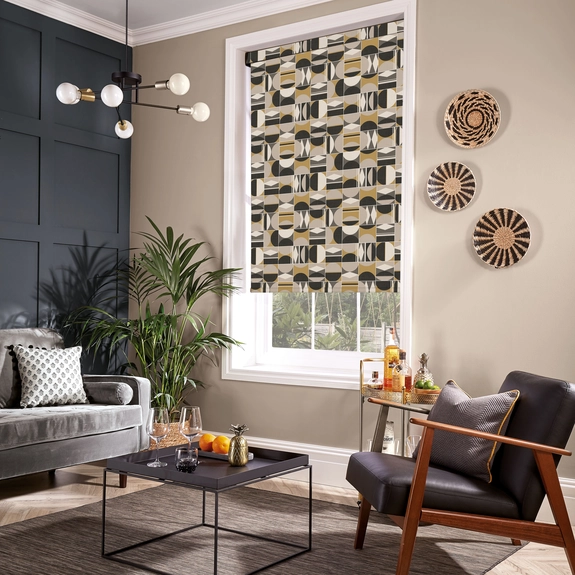Lunafern Blackout Warm Stone Roller Blind | Post my Blinds Ltd