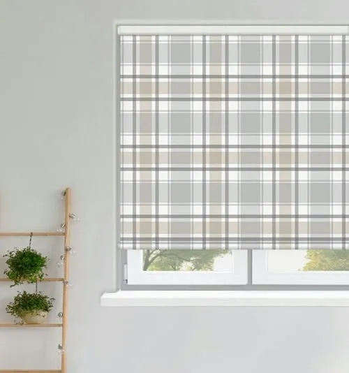 Sforza Slate Grey Day and Night Blind | Post my Blinds Ltd