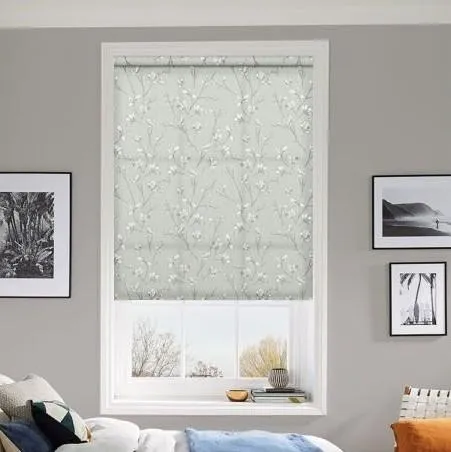Rhododendron Blackout Anthracite Vertical Blind | Post my Blinds Ltd