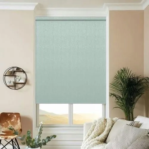 Agustus Blackout Cream Perfect Fit Pleated Blind | Post my Blinds Ltd