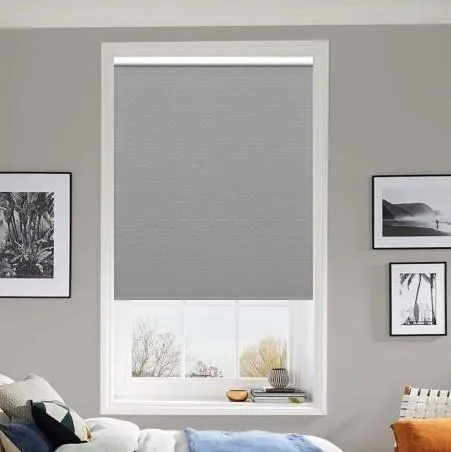 Caroline Slate Pleated Blind | Post my Blinds Ltd